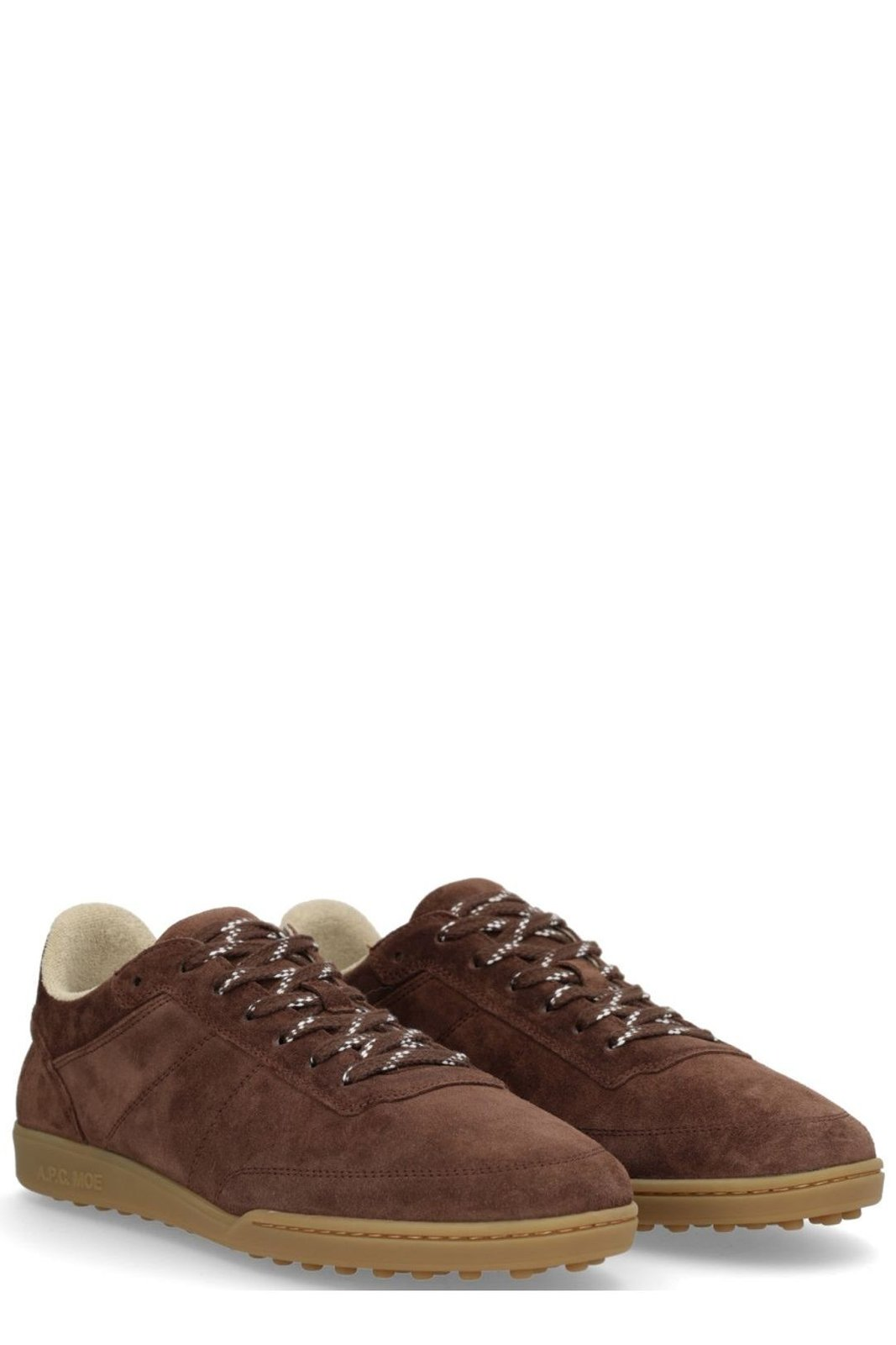 Minimalist Low-Profile Sneakers with Contrasting Laces
