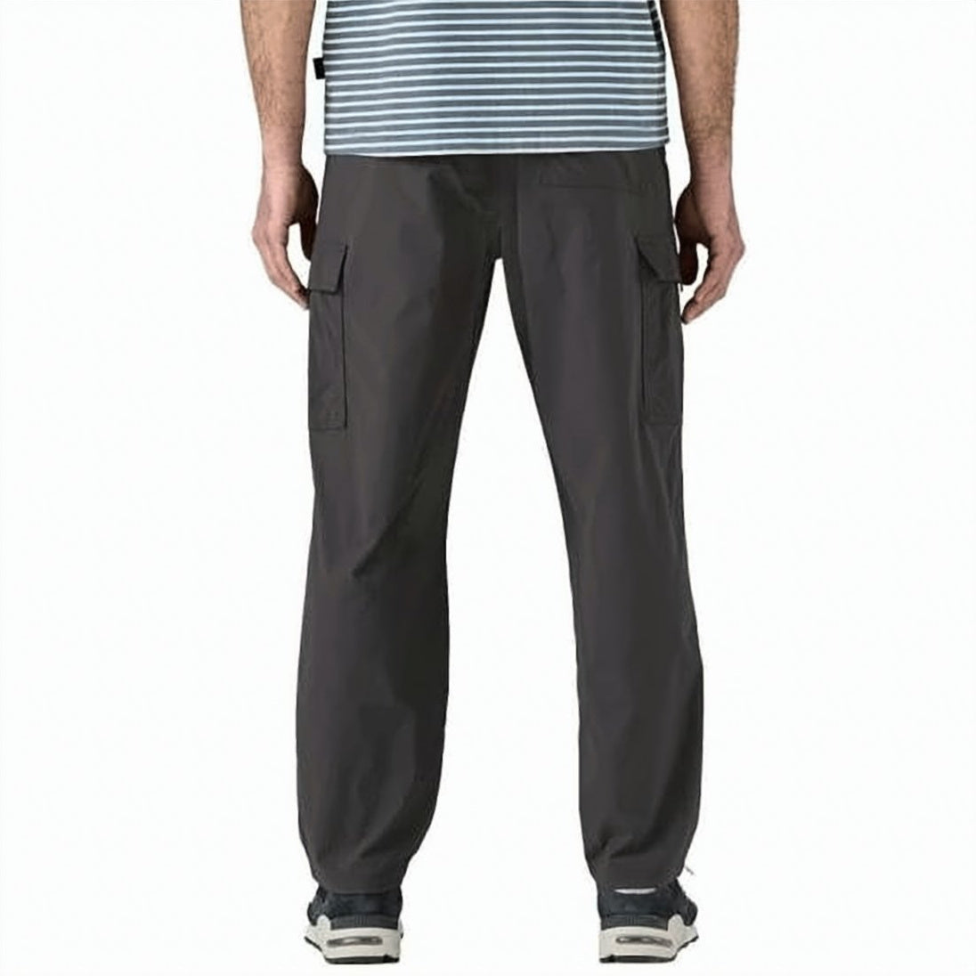 Straight-Leg Pants with Integrated Adjustable Belt
