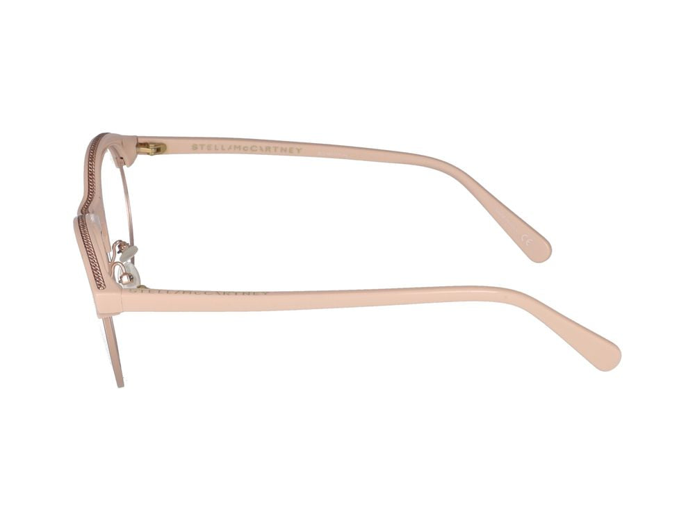 Eyeglasses Stella Mccartney SC0220O 003 gold pink transparent 51/17/140