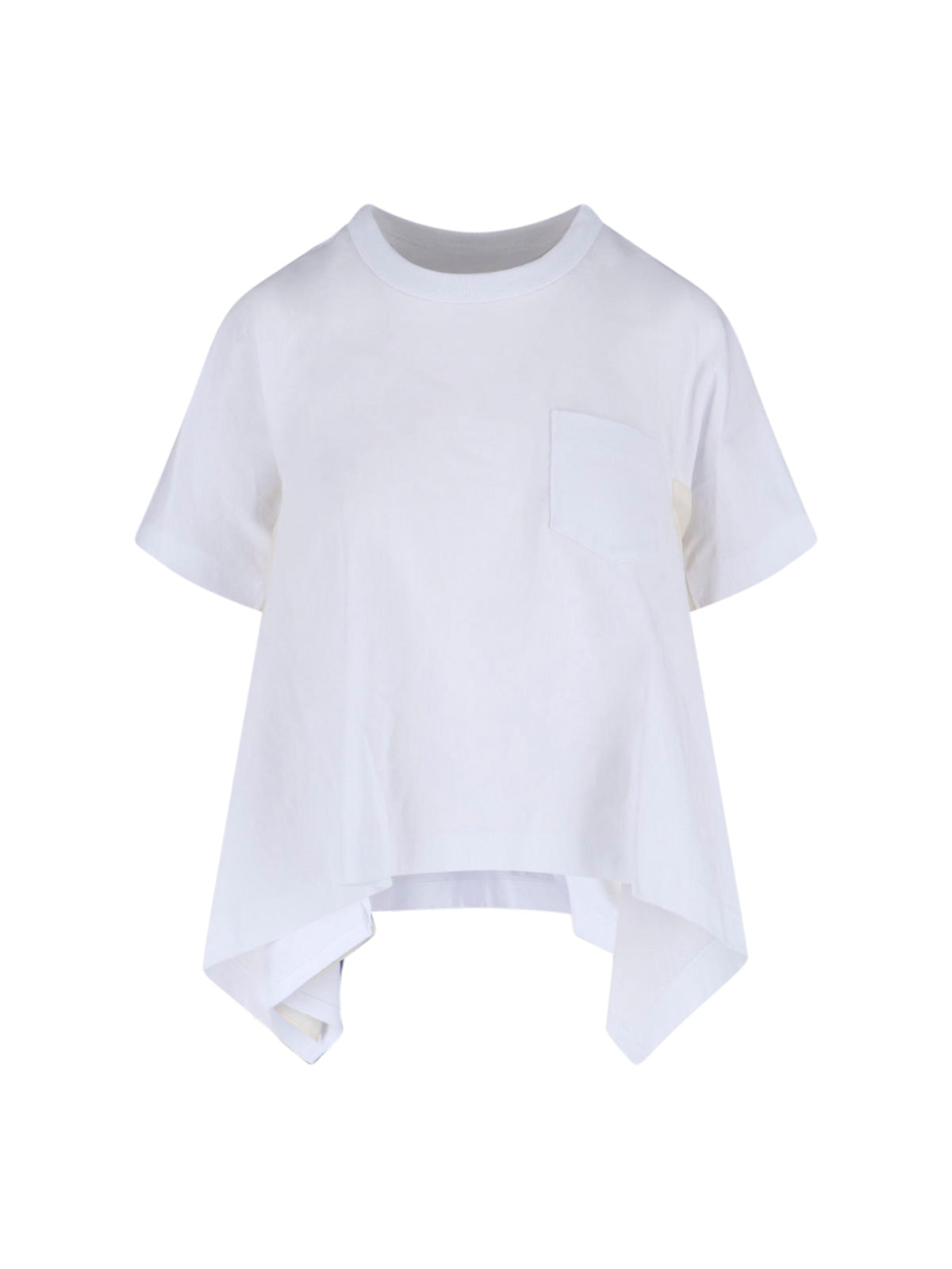 Asymmetric T-Shirt – White
