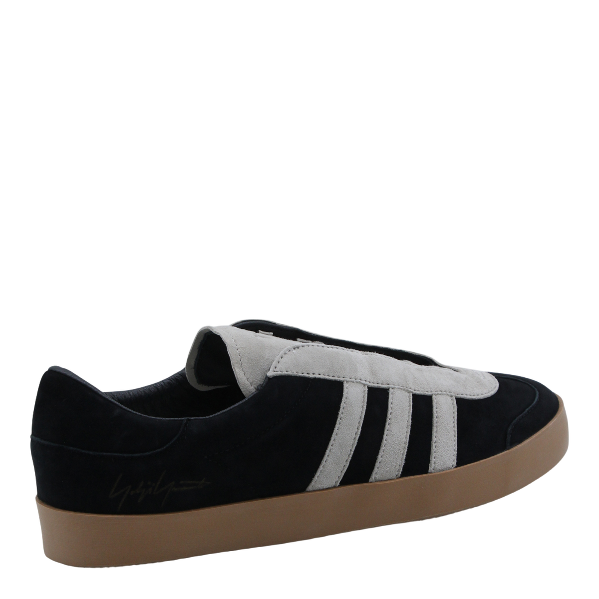 Low-Top Black Suede Sneakers