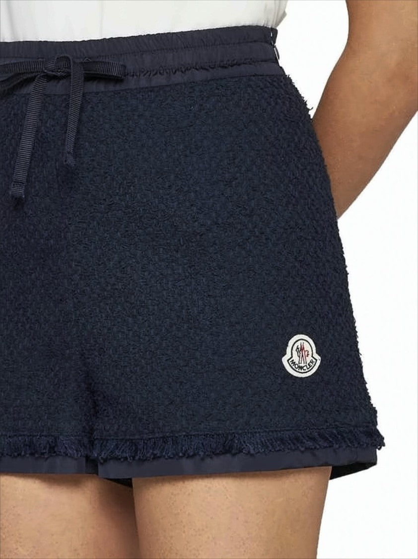 Textured Activewear Shorts with Drawstring Waist