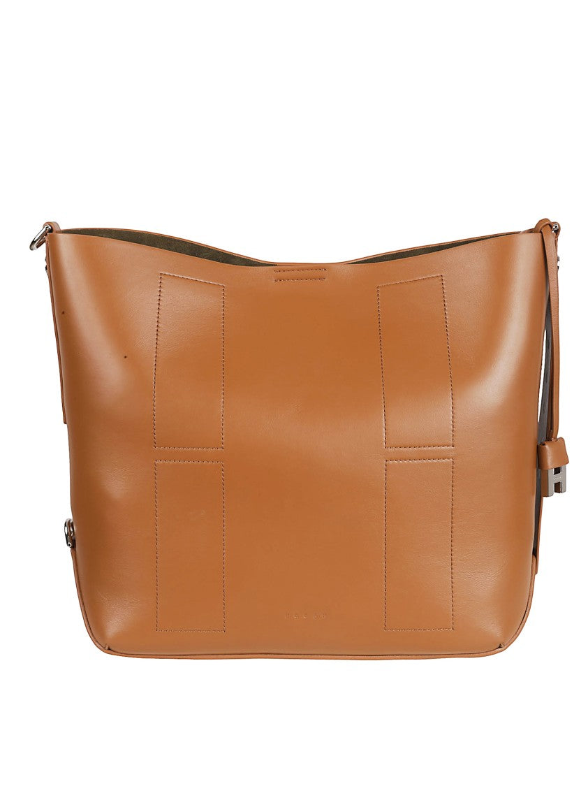 Structured Calfskin Bag With Detachable Strap