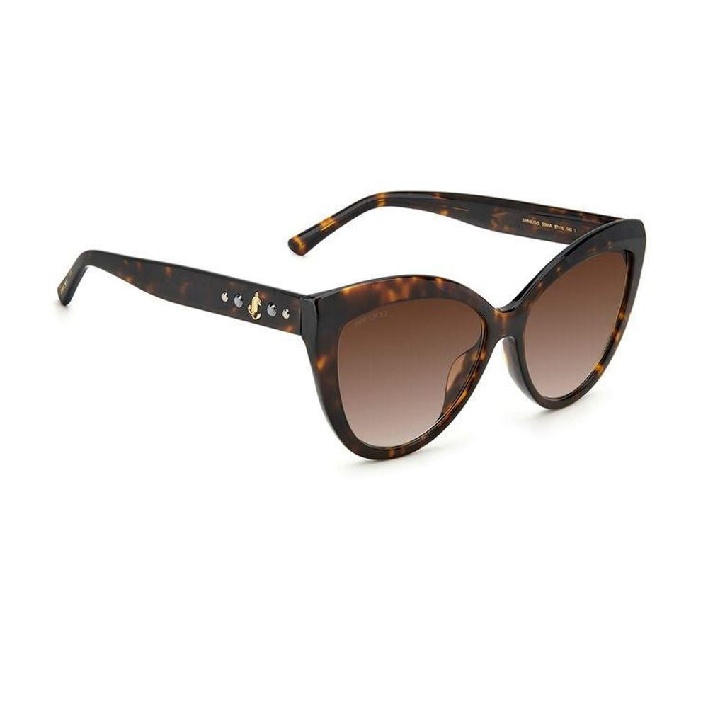 Sinnie/G/S Cat-Eye Sunglasses With Cabochon Pearl Accents