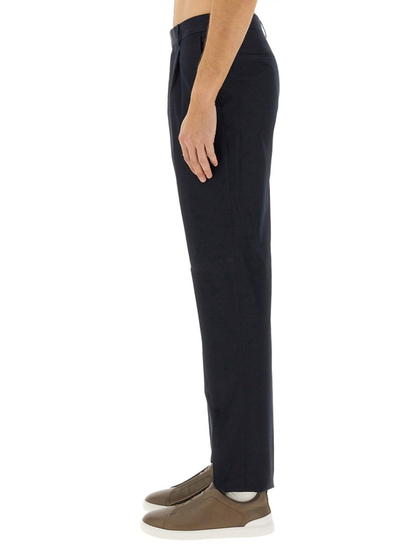 Tailored Black Straight Leg Pants
