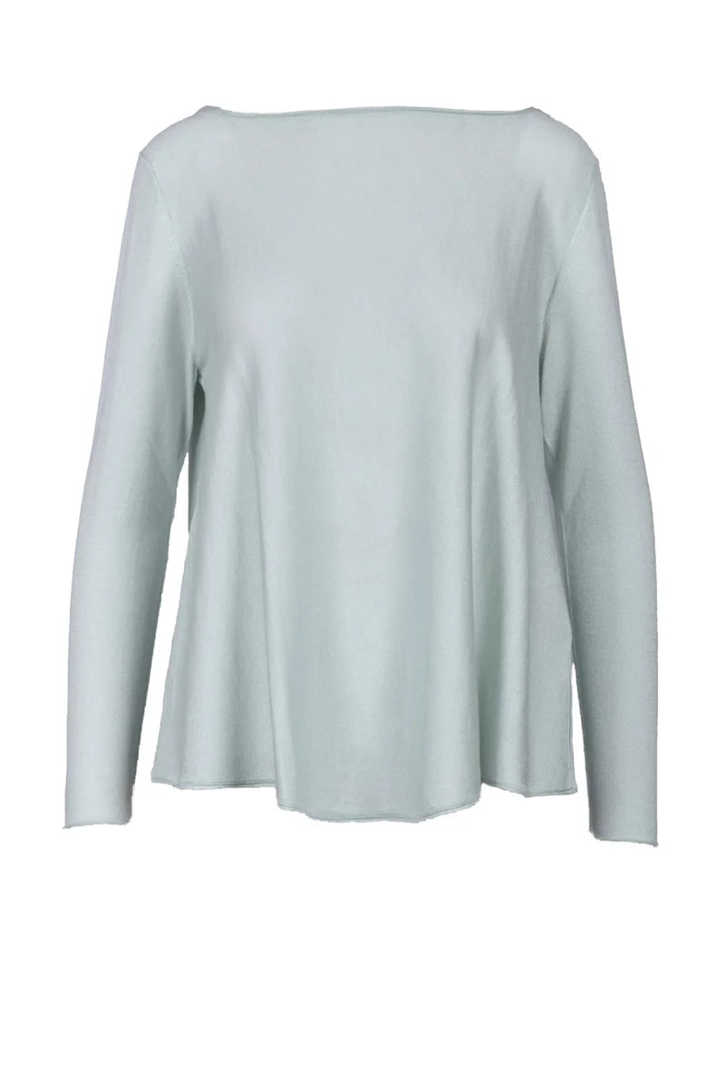 Silk and Cashmere Sweater - Aqua Green