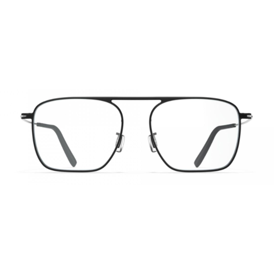 Bf1091 Palisades Rectangular Double Bridge Sunglasses with Adjustable Nose Pads