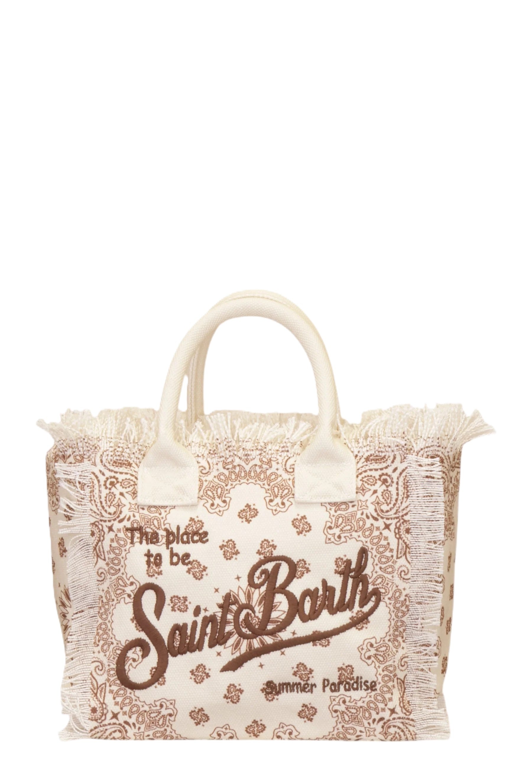 Rectangular Tote Bag with Intricate Paisley Design