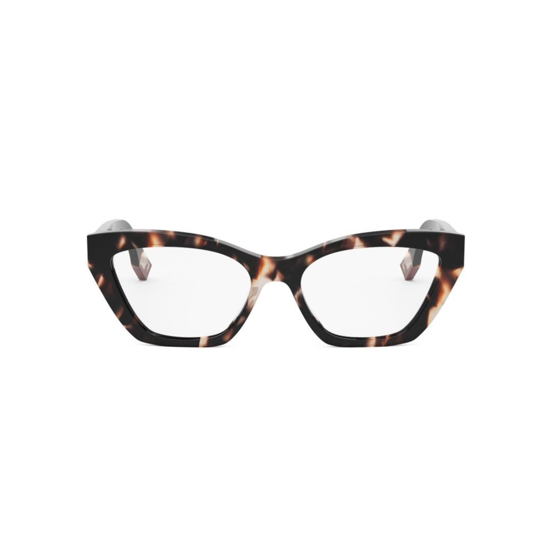 Fe50067i Bold Tortoiseshell Cat-Eye Eyeglasses