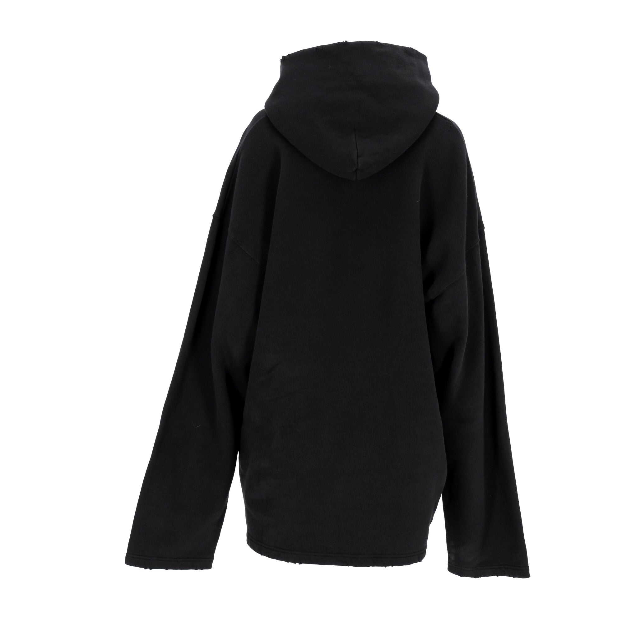 Black Free No Rib Hoodie