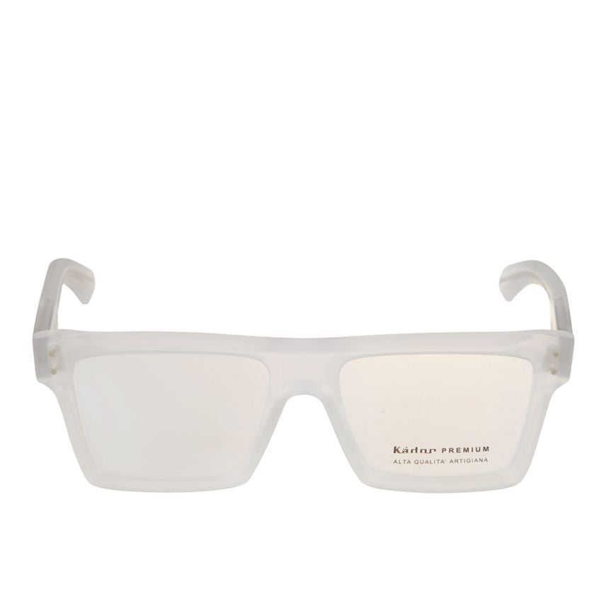 Premium 7 Translucent Frosted Rectangular Sunglasses with Minimalist Design