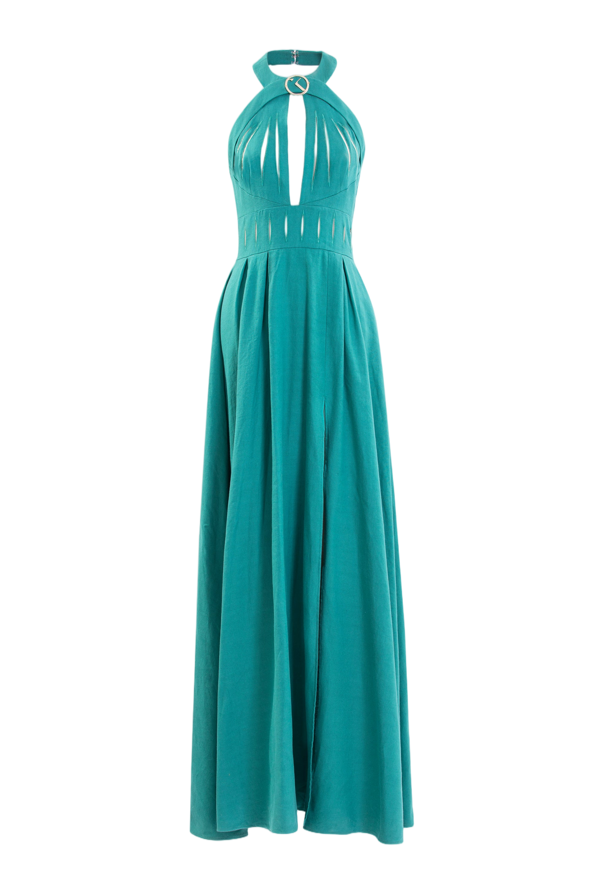 Vertical Cut-Out Dress