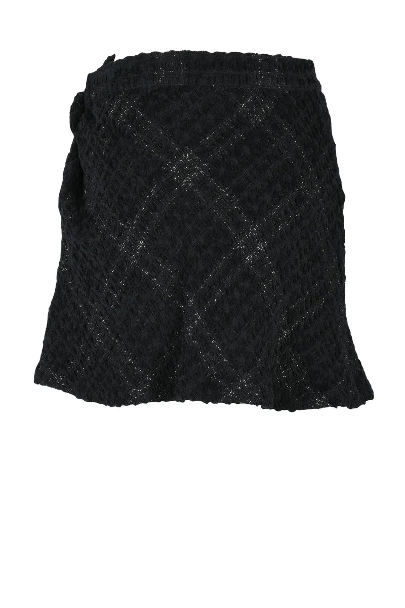 Mini Flared Skirt - Black