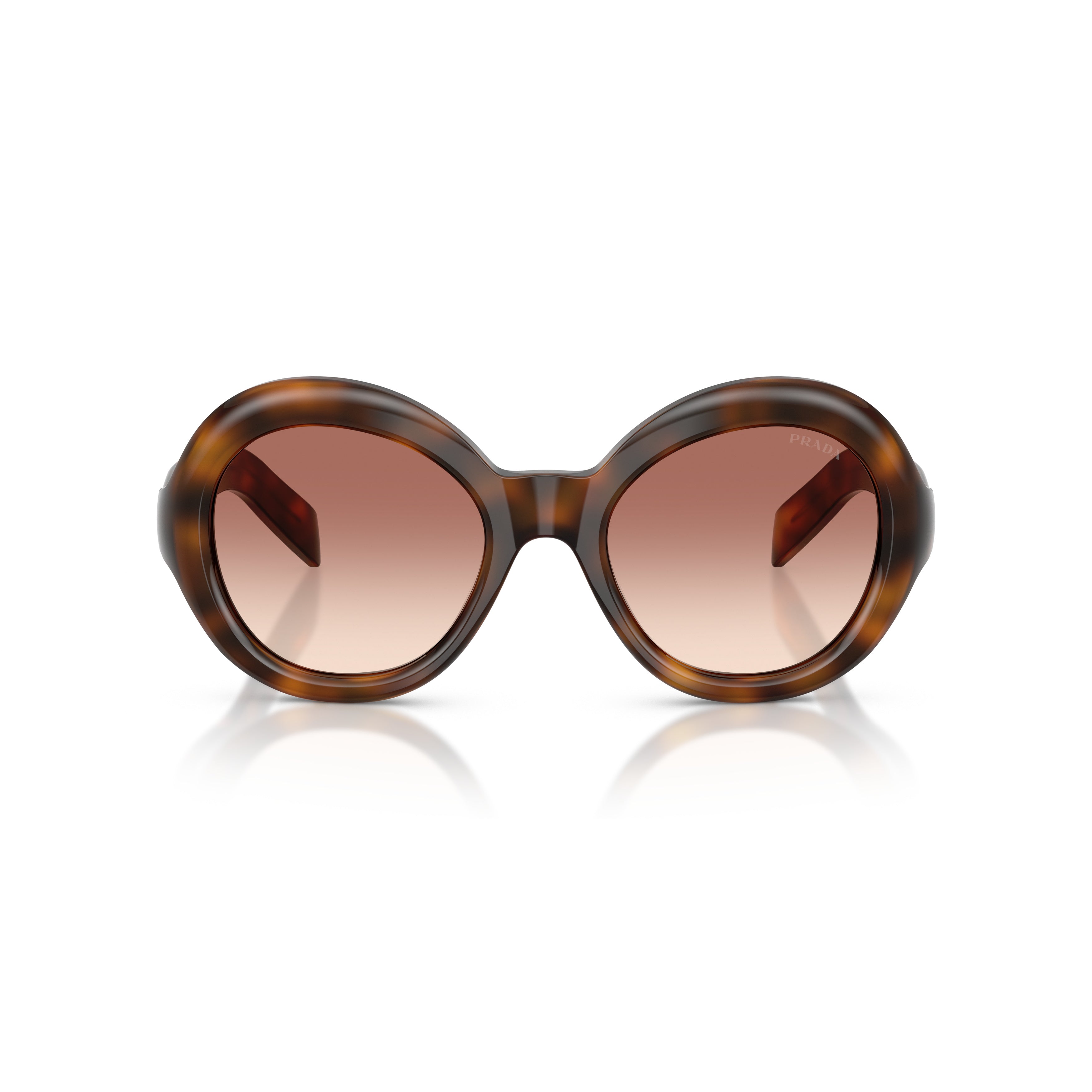 0pr D08su Large Round Tortoiseshell Sunglasses