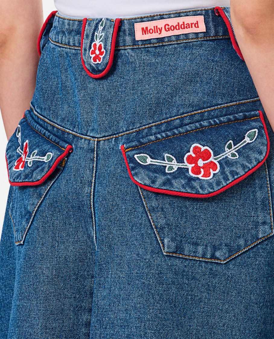 Abi Denim Miid Skirt