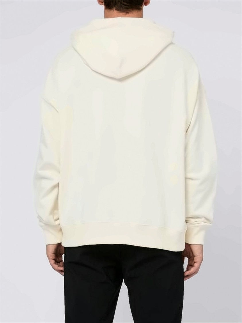 Relaxed-Fit Graphic Logo Hoodie
