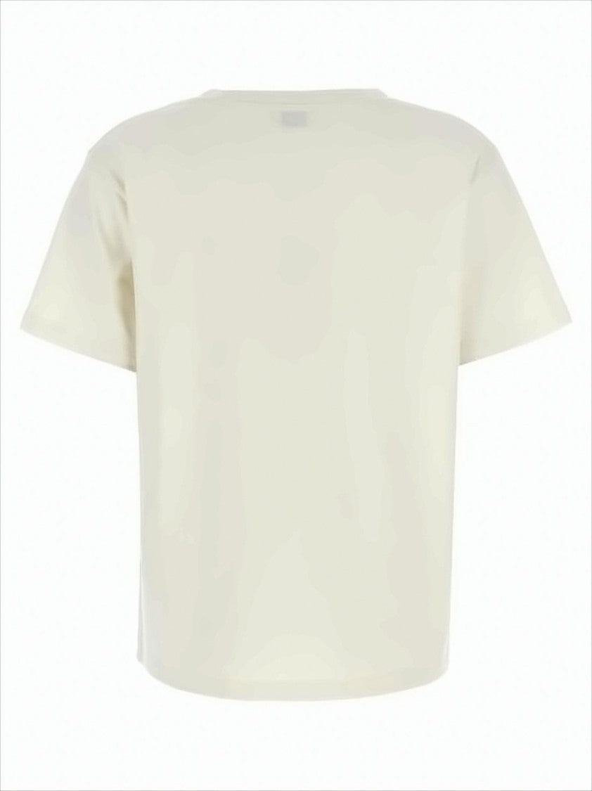 Boxy Short-Sleeve T-Shirt with Classic Round Neckline