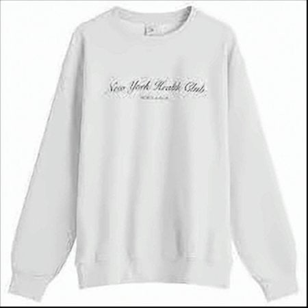 Long-sleeve Sweatshirt with Classic Crew Neck