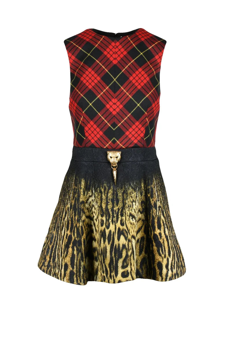 Short Dress Wool - Multicolor