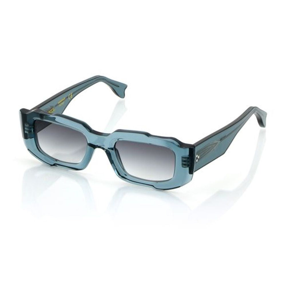 Concept Eyewear Mk285 Squared Transparent Blue Sunglasses