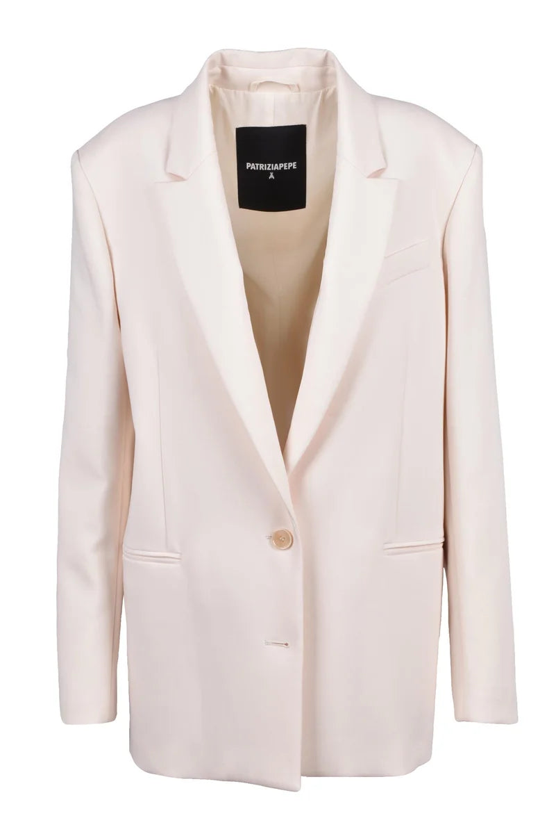 Long Lined Jacket - Cream