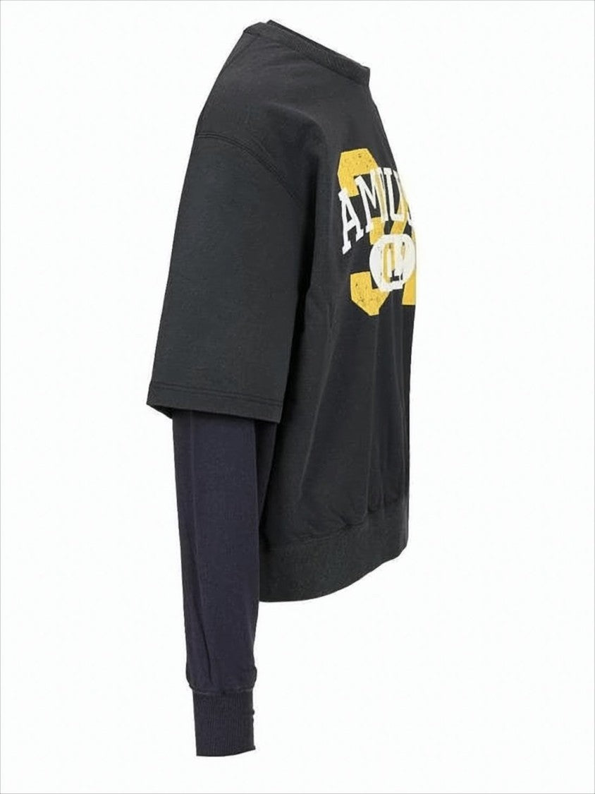 Layered Long-Sleeve Top