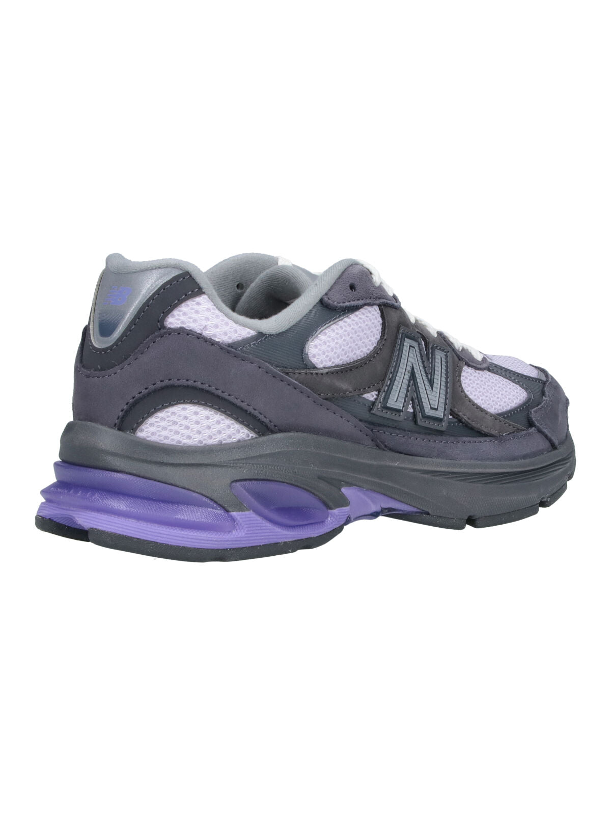 Grey 2010 Suede Contrast Detail Sneakers
