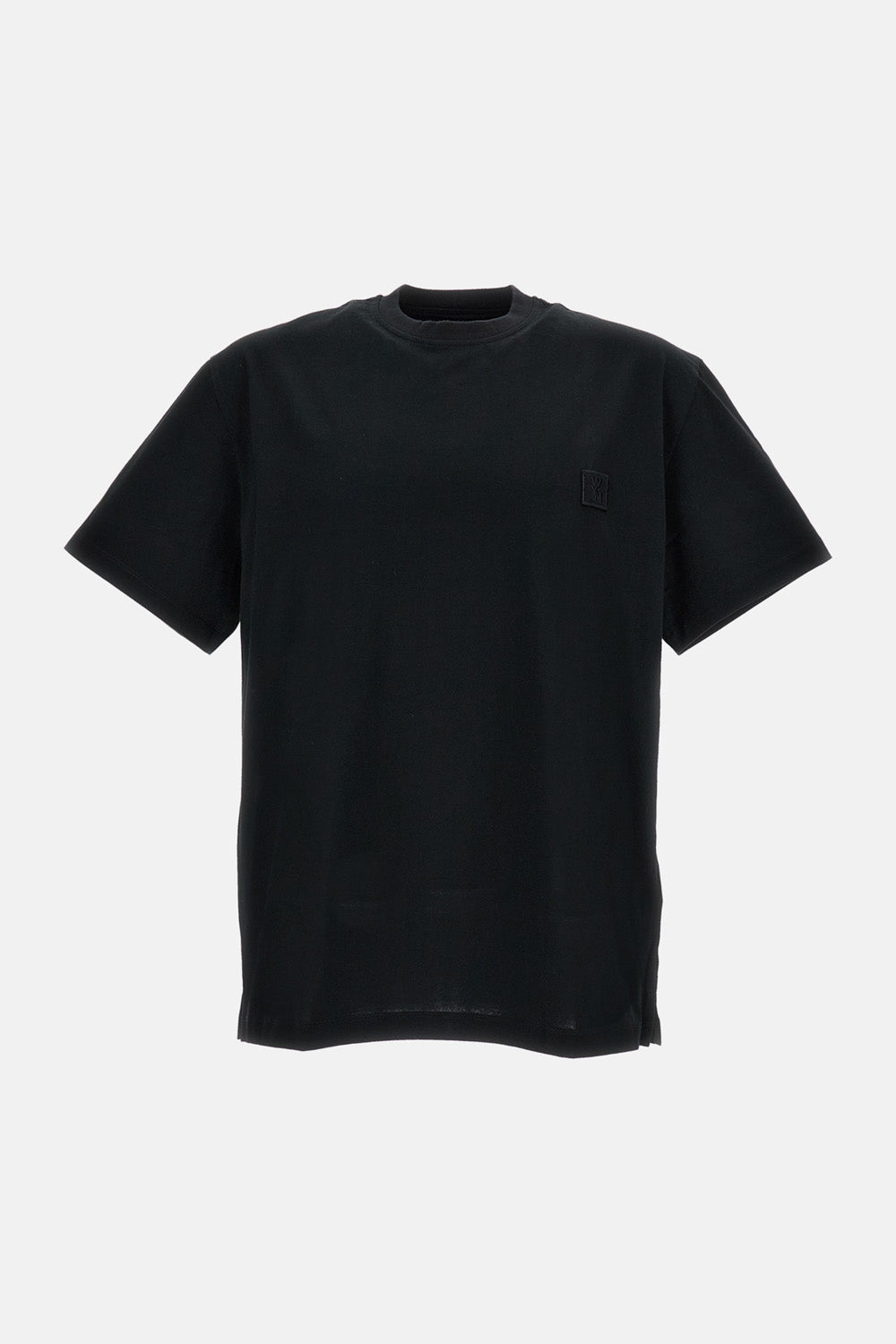 Black Logo Cotton T-Shirt