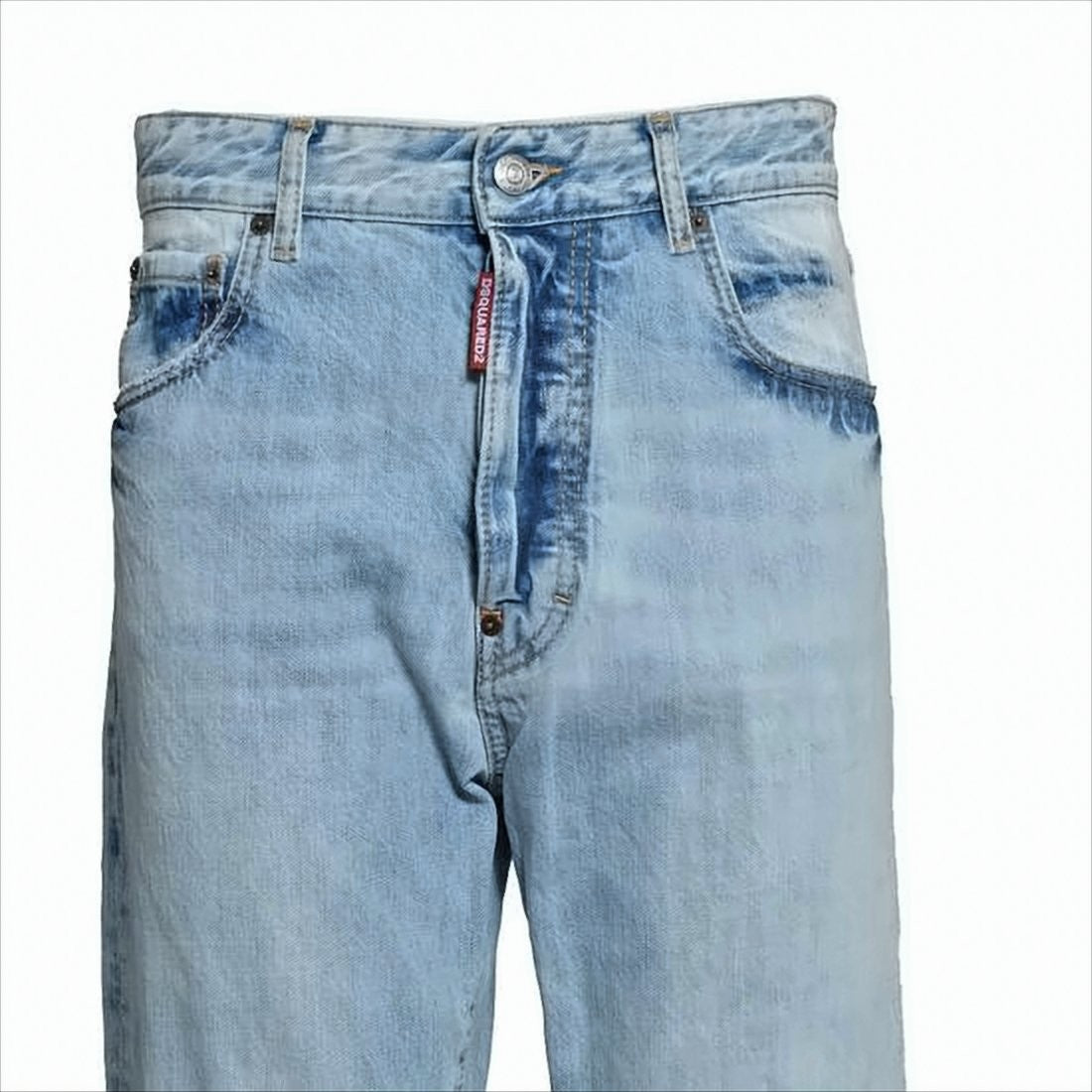 Light Blue Slim Fit Denim Pants