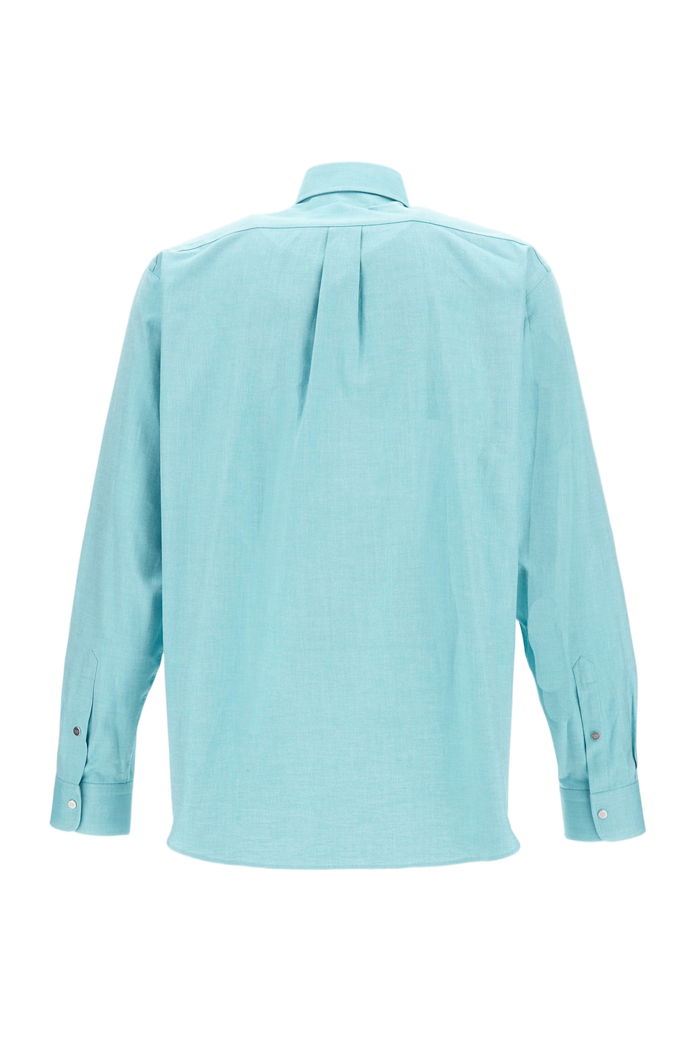 Turquoise Cotton Oxford Comfort-Fit Shirt