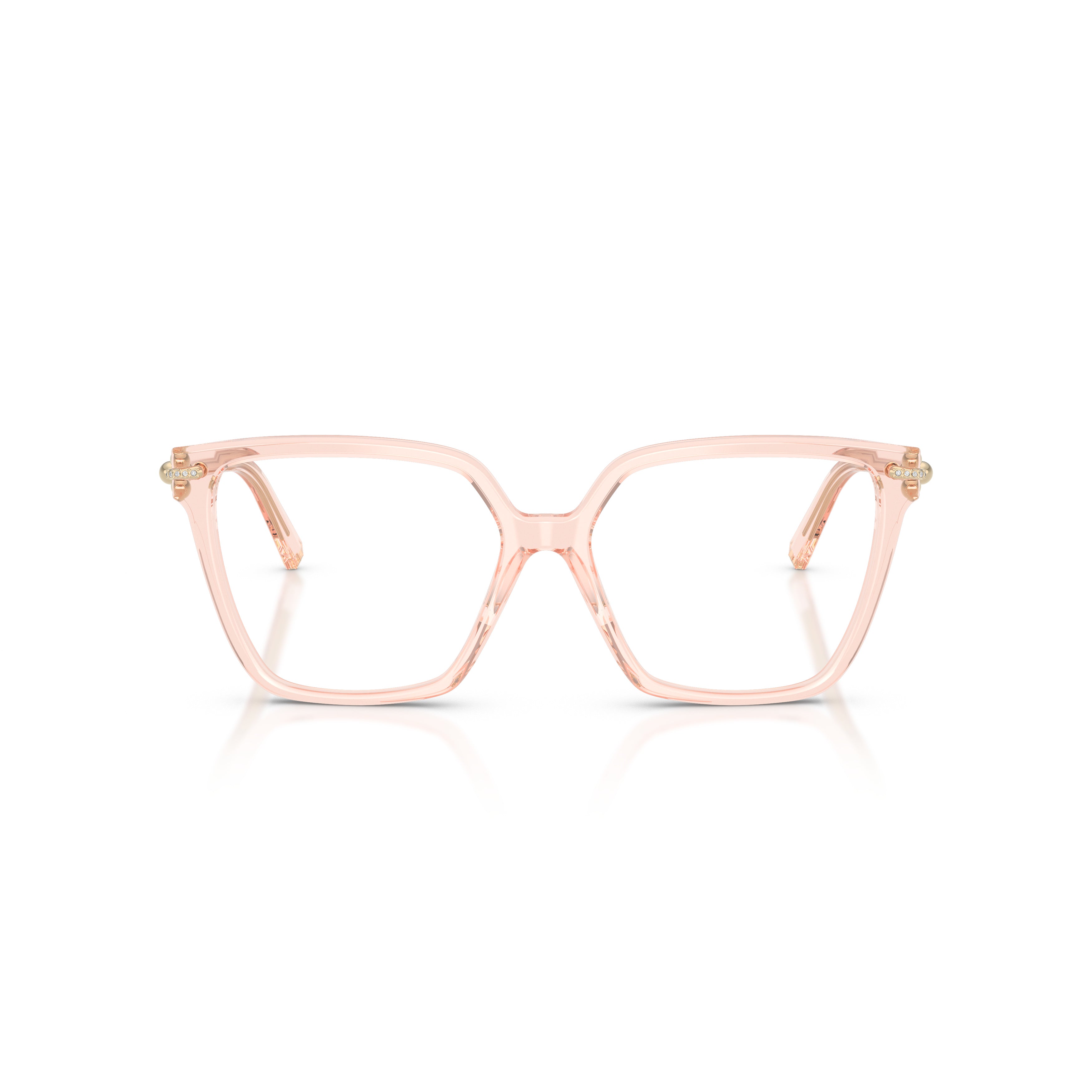 0tf2290bu Translucent Soft Pink Acetate Eyeglasses