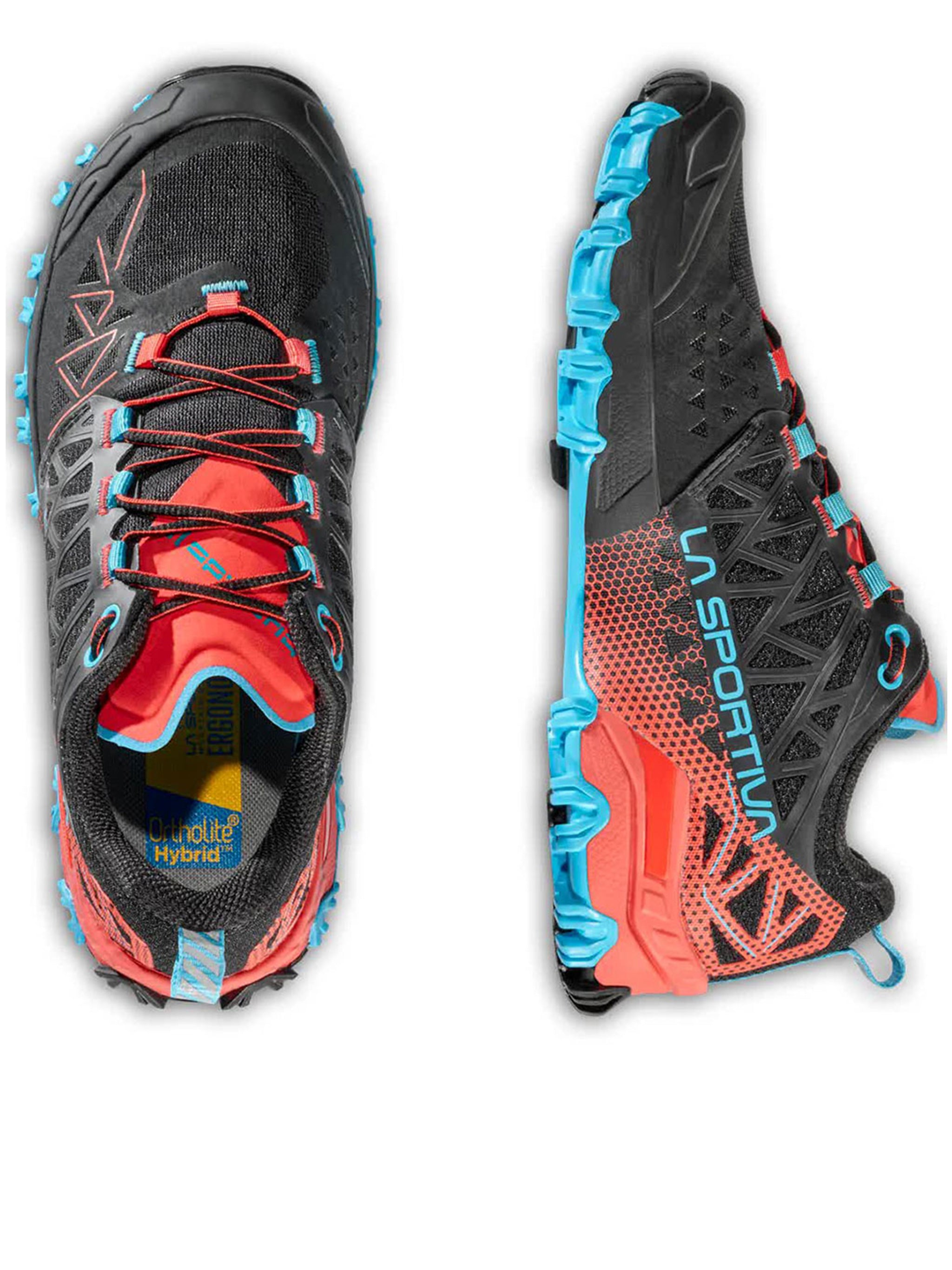 Black/Coral Bushido II W Lightweight Trail Shoe