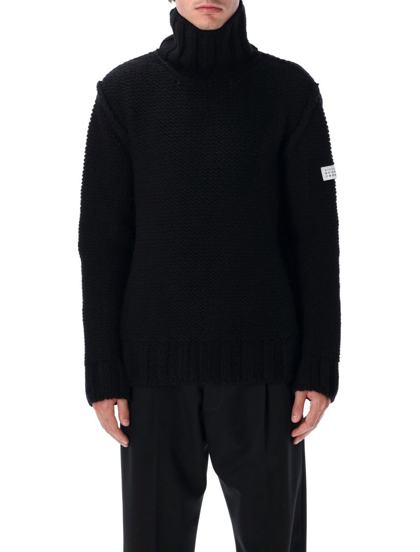 Chunky Wool Turtleneck Jumper
