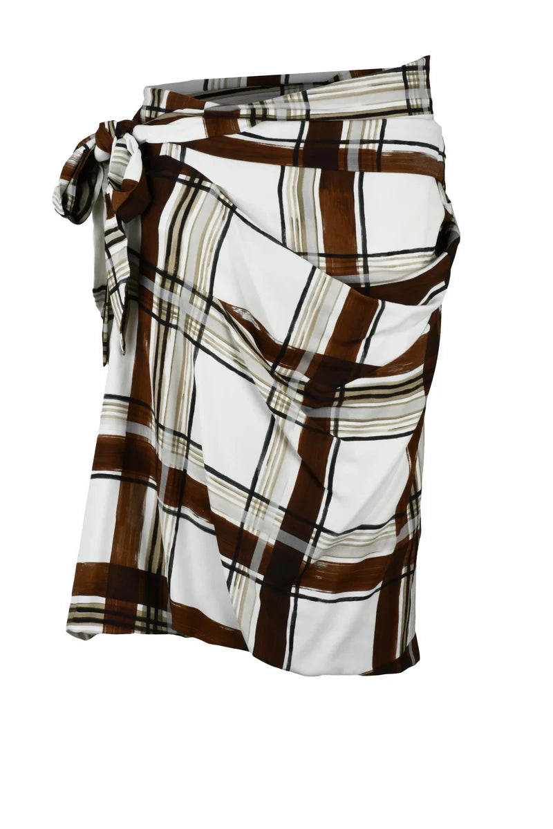 Balloon Skirt - Beige/Brown