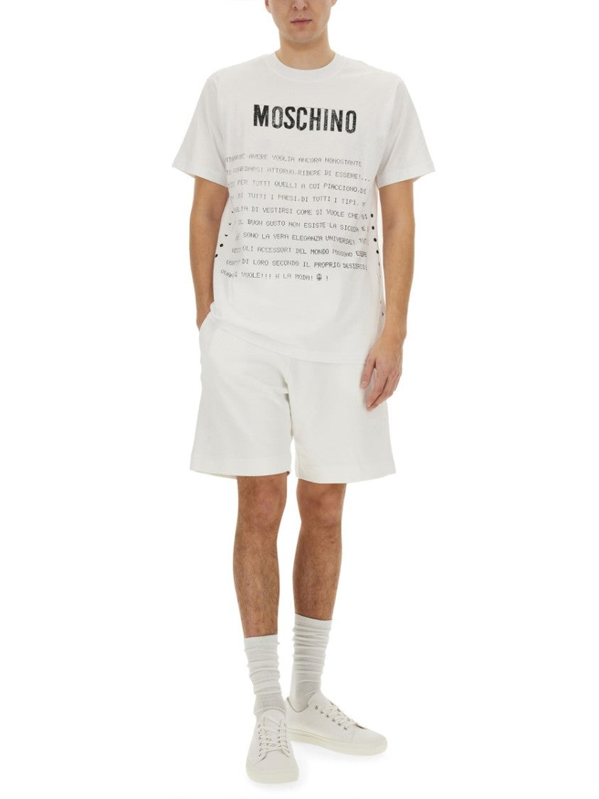 "Message Print" T-Shirt