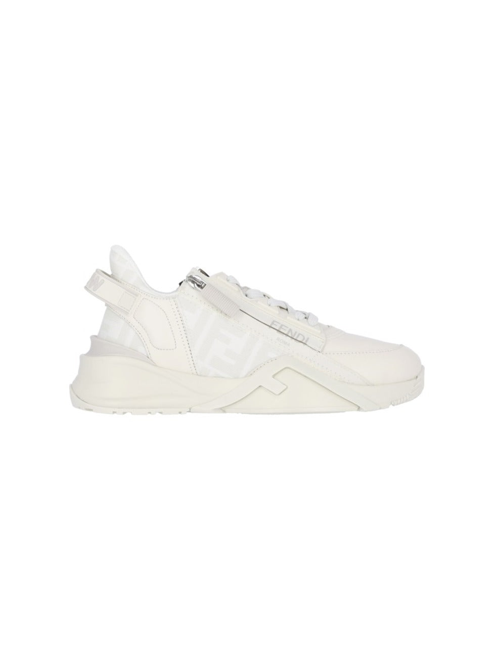 "Flow" Low-Top Sneakers – White