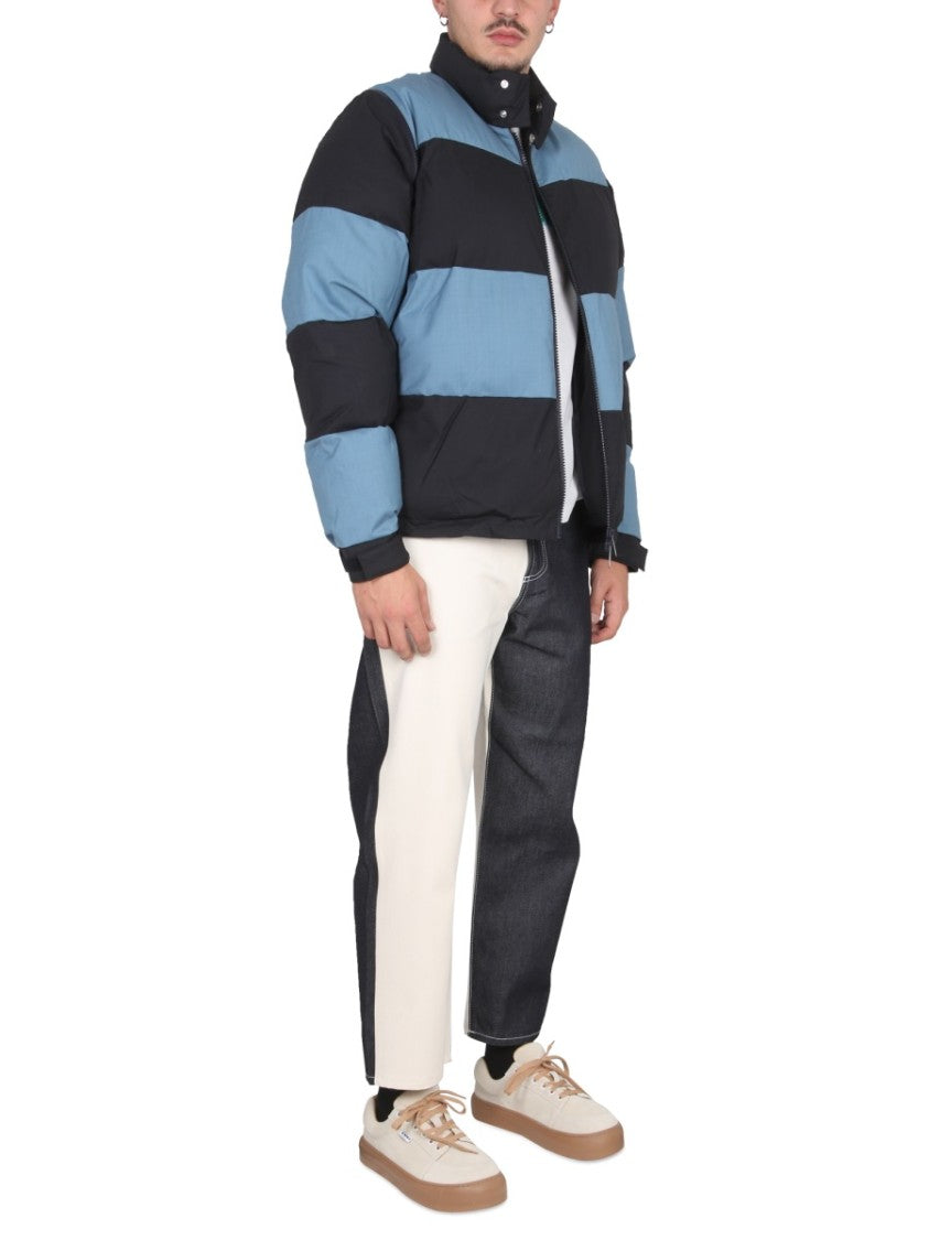 Puffer Jacket With High Collar