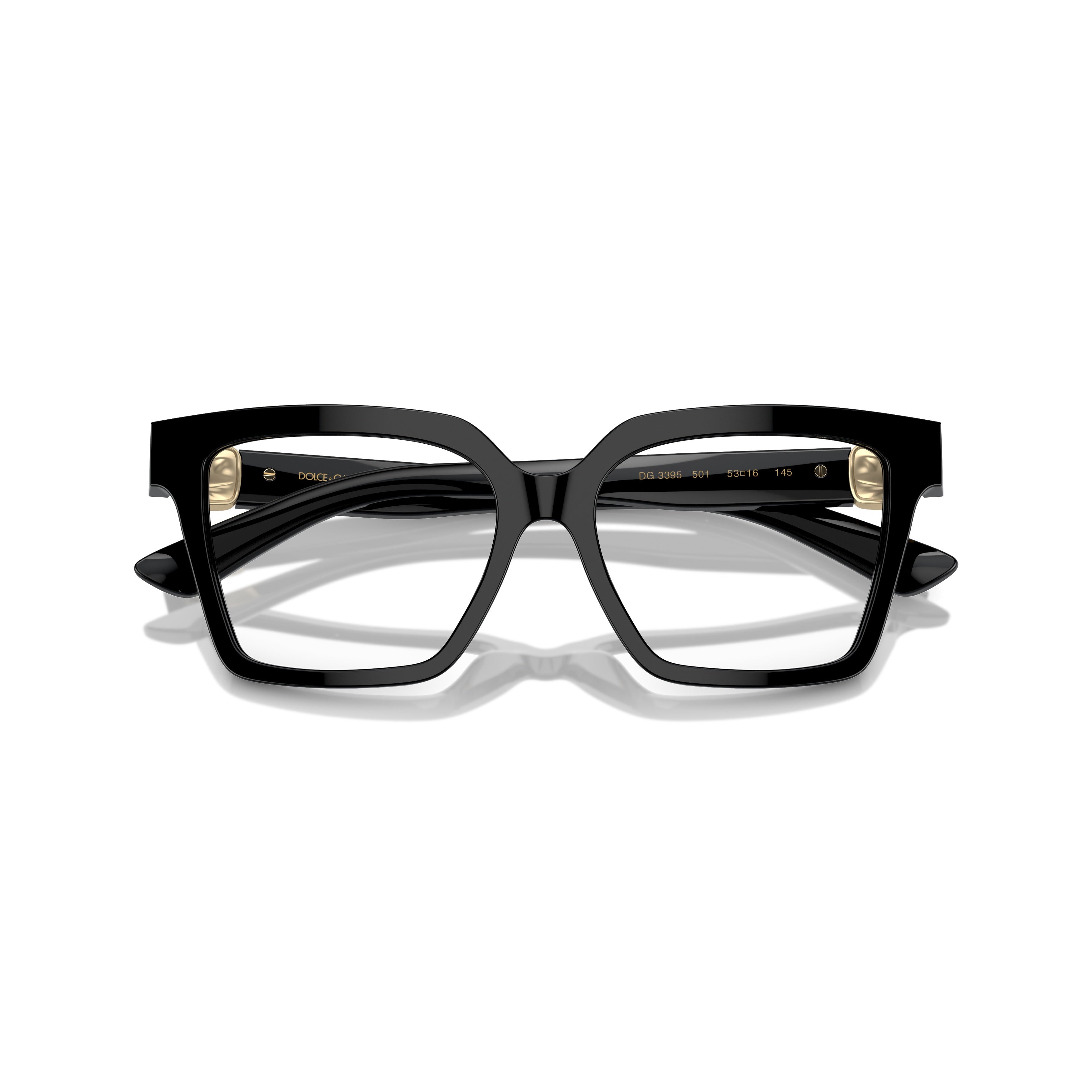 0dg3395 Oversized Black Acetate Sunglasses