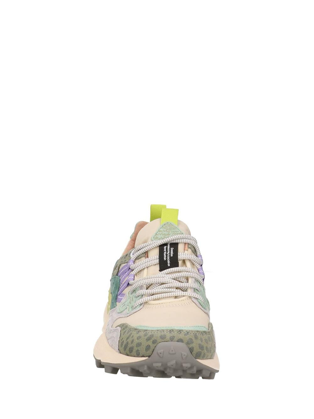 Pastel-Tone Sneakers with Animal Print Accents