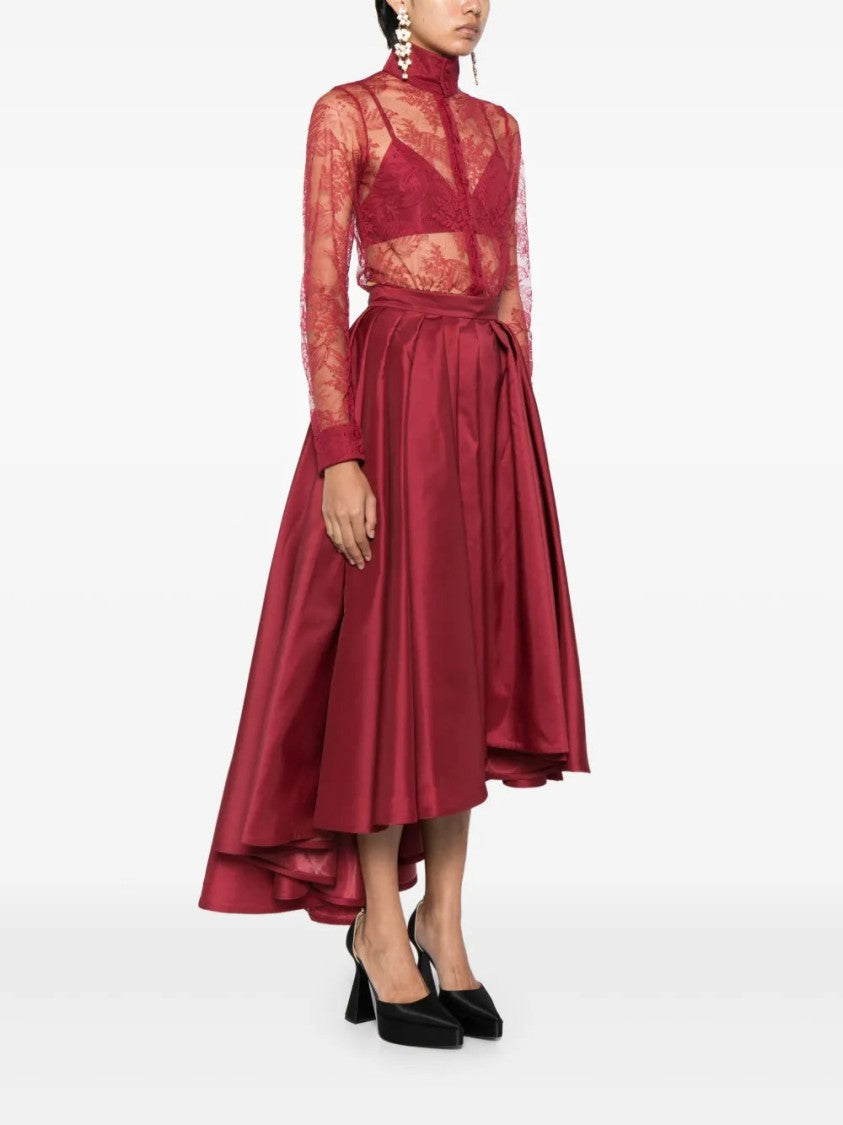 Lace Pleated Playsuit