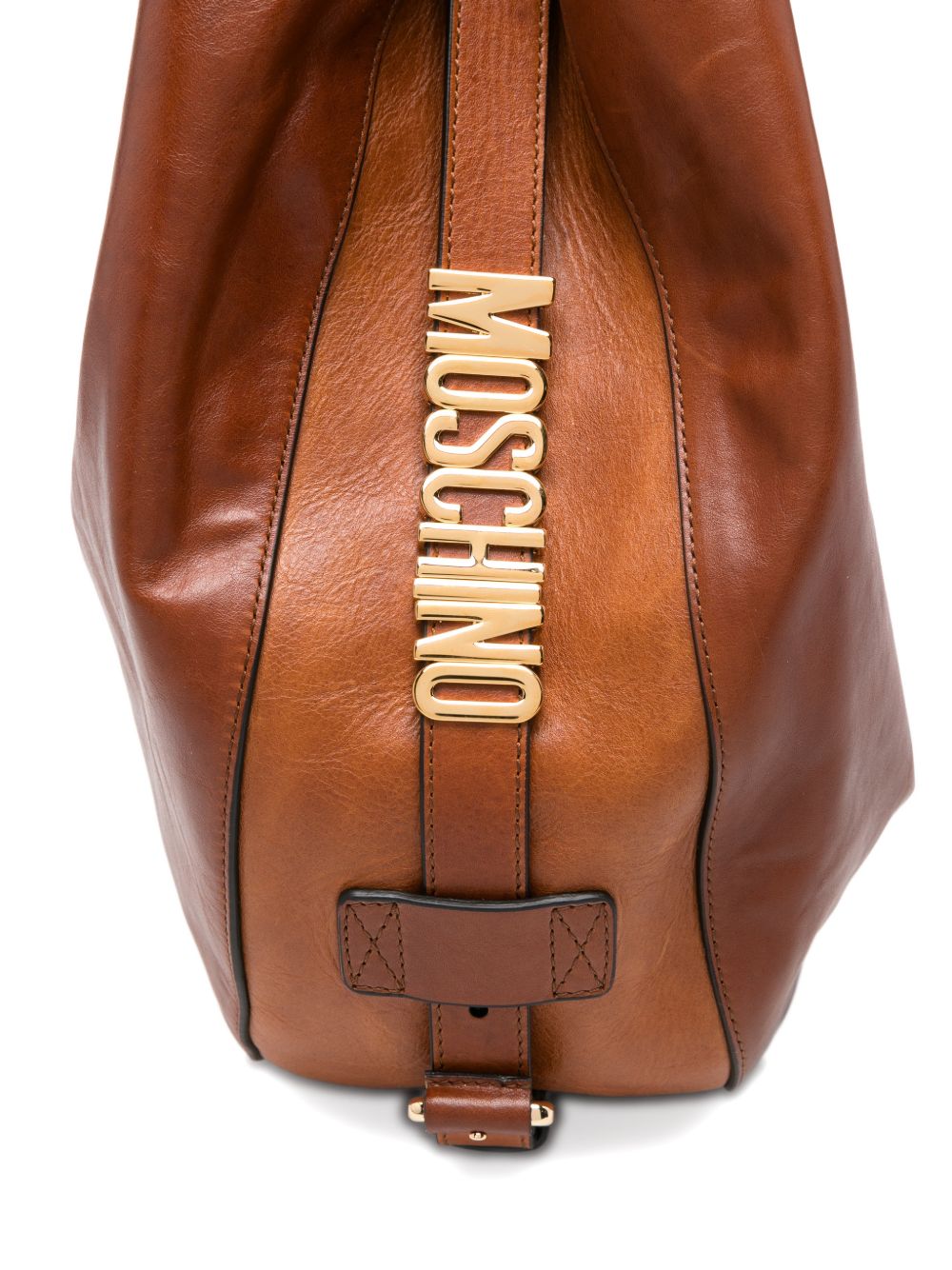 Soft-Structured Brown Leather Bag