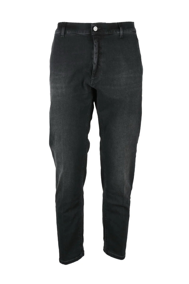 Jeff Carrot Fit Jeans - Black