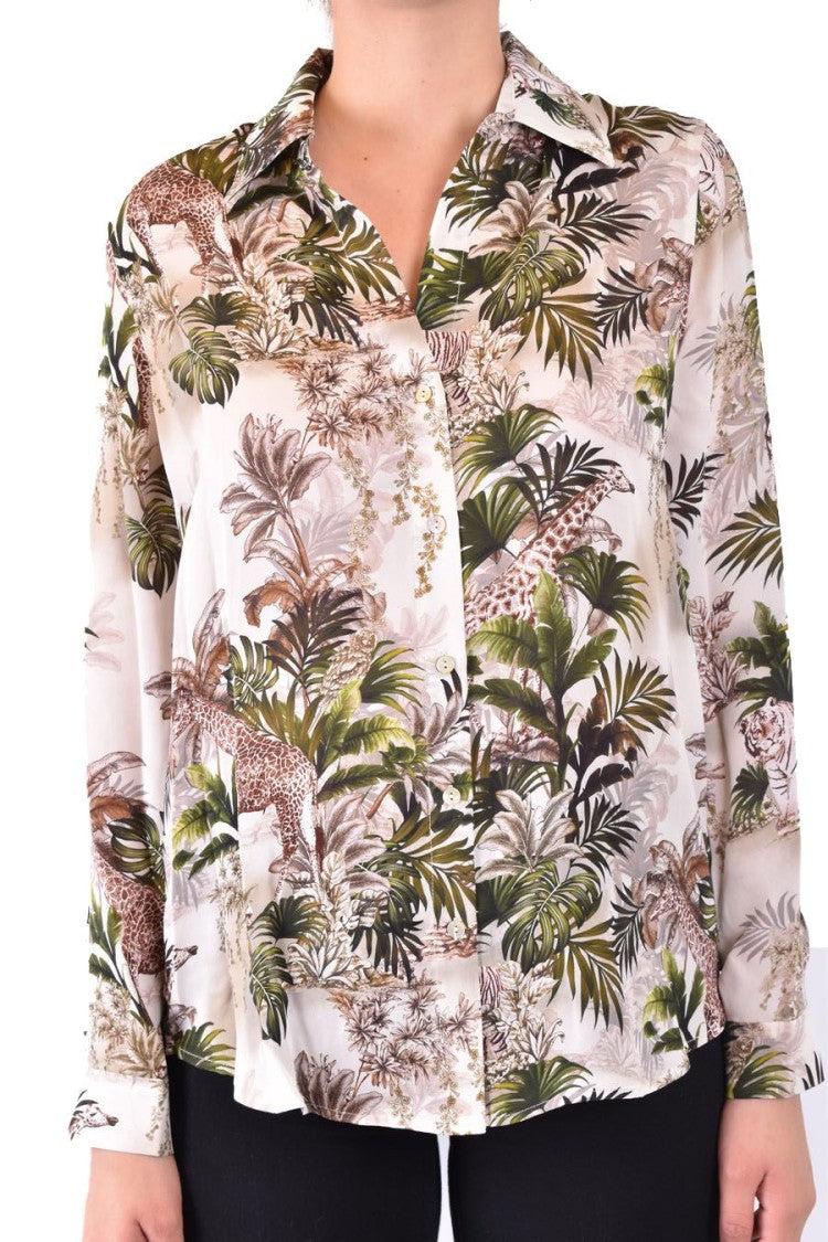 Multicolor Silk Shirt