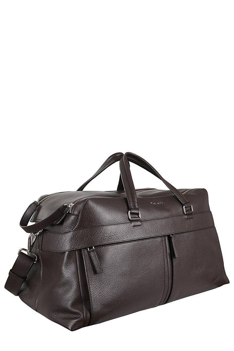 Micron Leather Shoulder Bag
