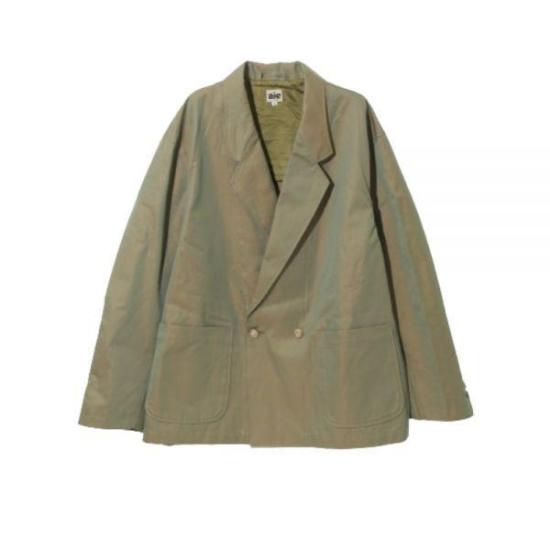 Relaxed-Fit Double-Breasted Blazer Suit Set
