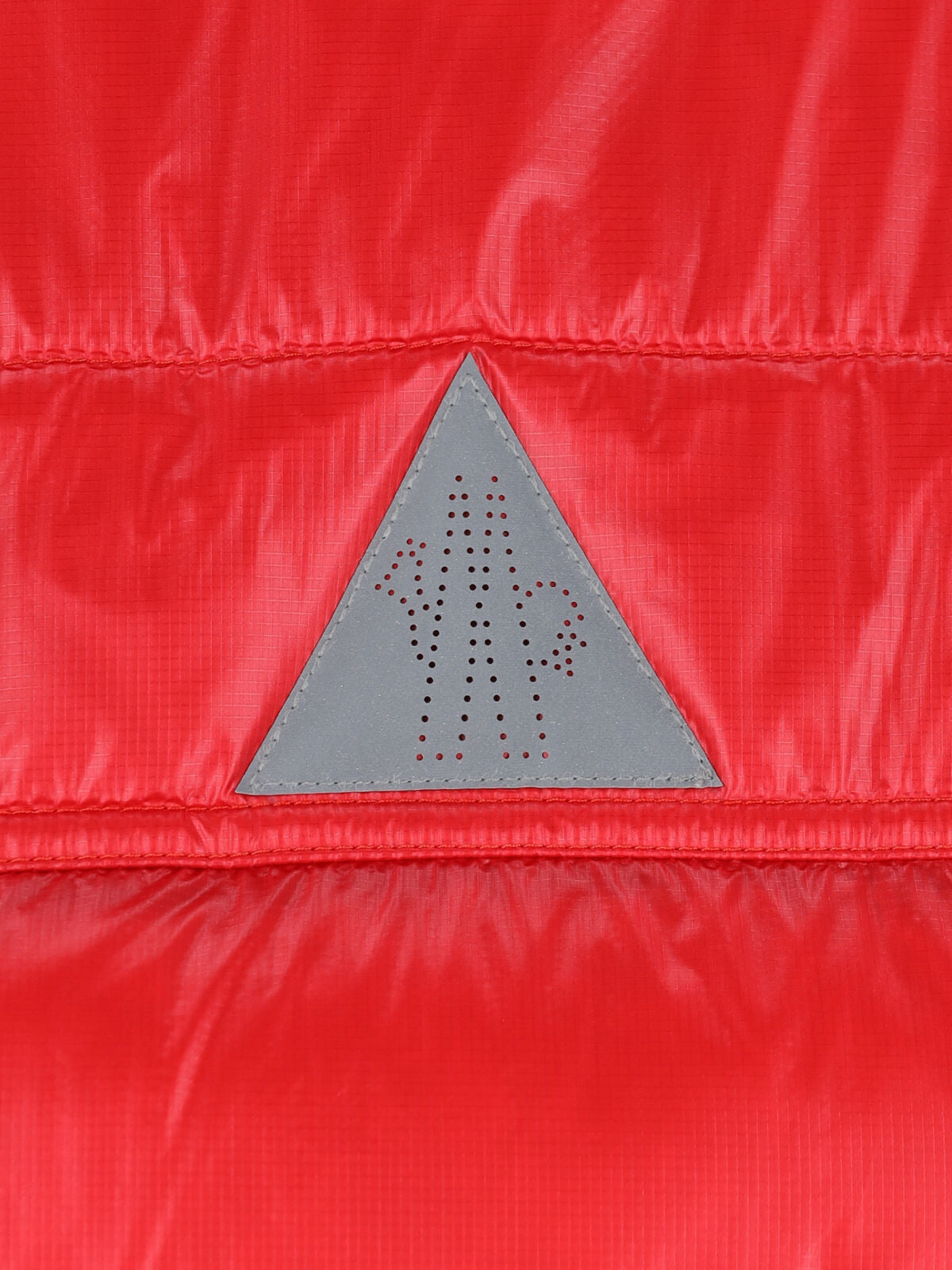 Red Uychi Padded High Collar Vest