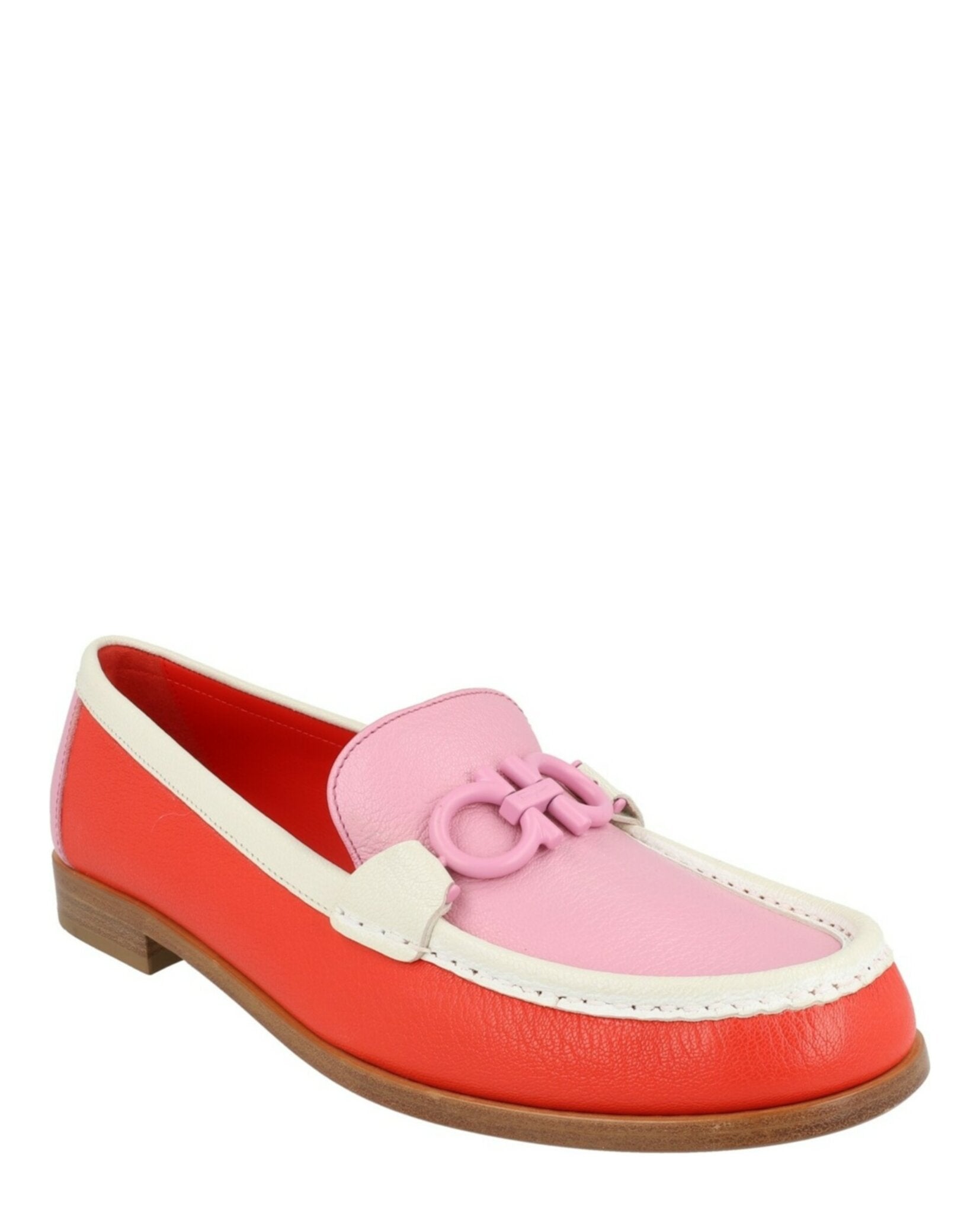 Rolo Gancini Leather Loafers