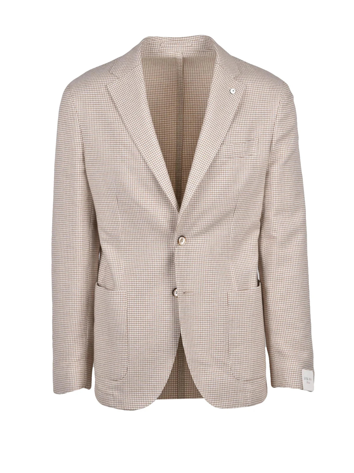 Beige Cotton Rounded Jacket