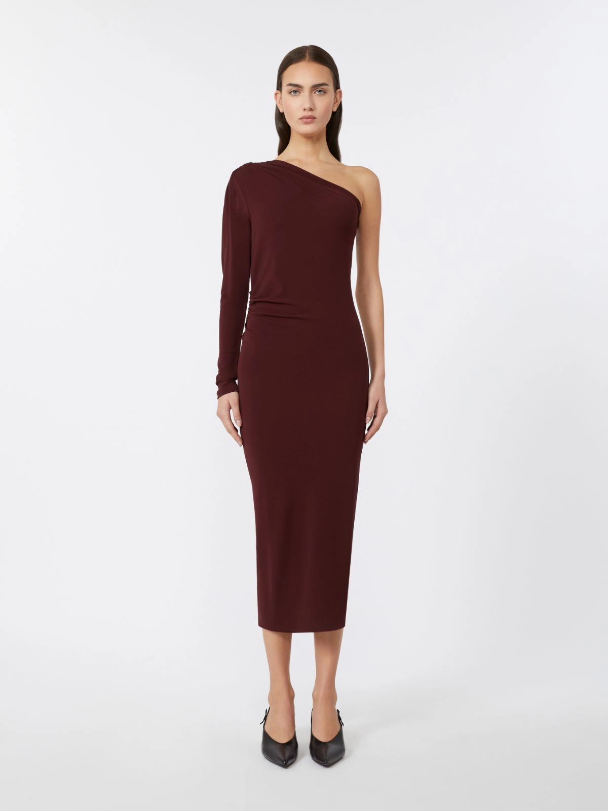 Gargano One-Shoulder Midi Dress