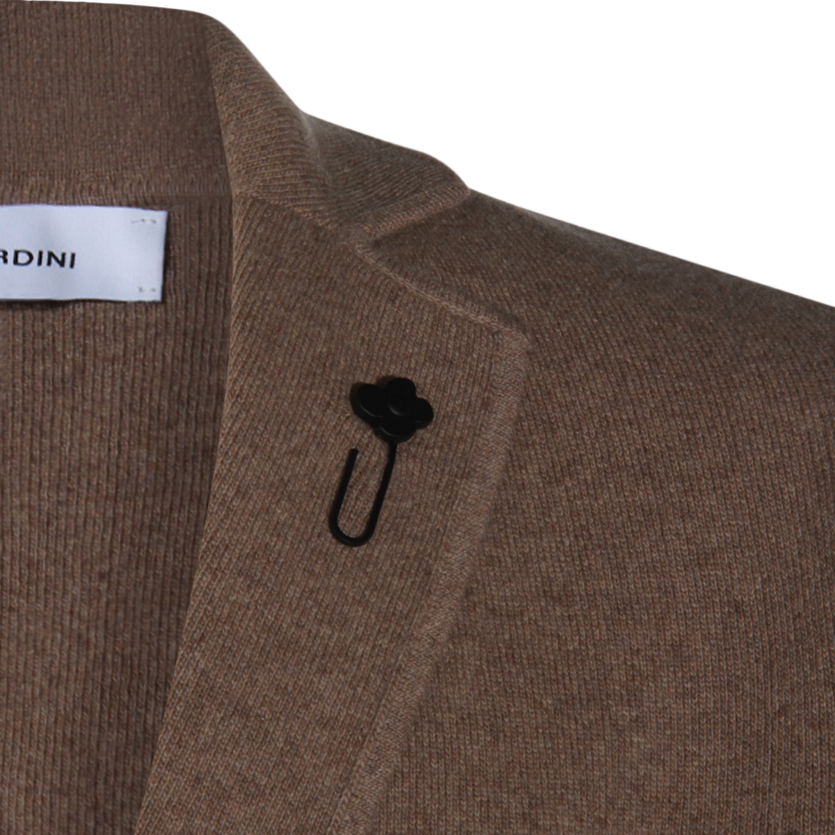 Tailored Knit Blazer with Notch Lapel